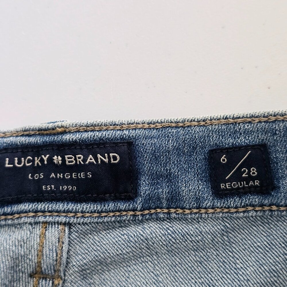 Lucky Brand Ava Mid Rise Skinny Jeans 28 Light Wash Stretch NWT - Picture 3 of 8
